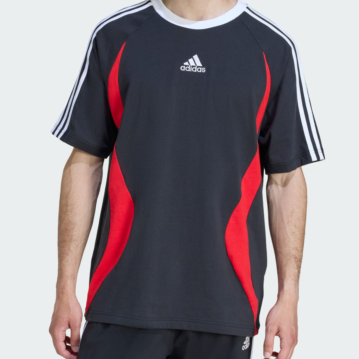 T-shirt Adidas Adiclor Teamgeist KE2777 Black/Better Scarlet Uomo