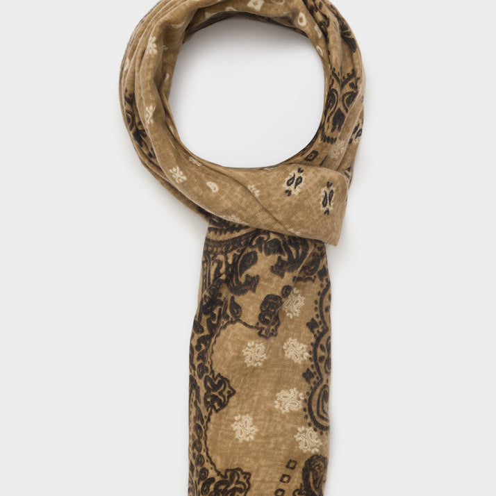 Sciarpa stampata Nalì Mary LASC0343 Marrone Donna