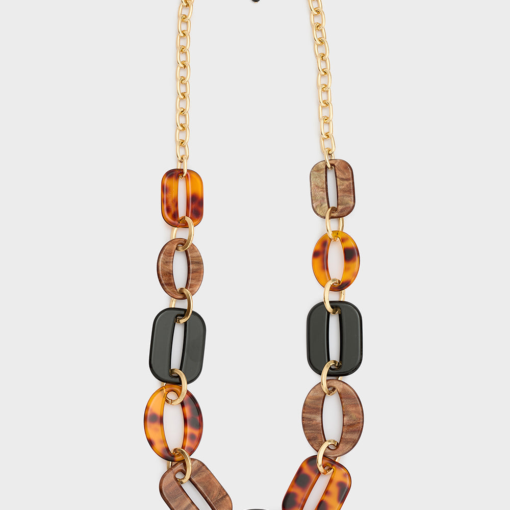 Collana NALI' BIG ELEMENT DUCL0070 Marrone Donna