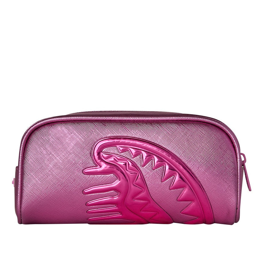 Pochette Metallic Pink Metallic Drip Pouch 910B9526NSZ Unisex Uomo Donna