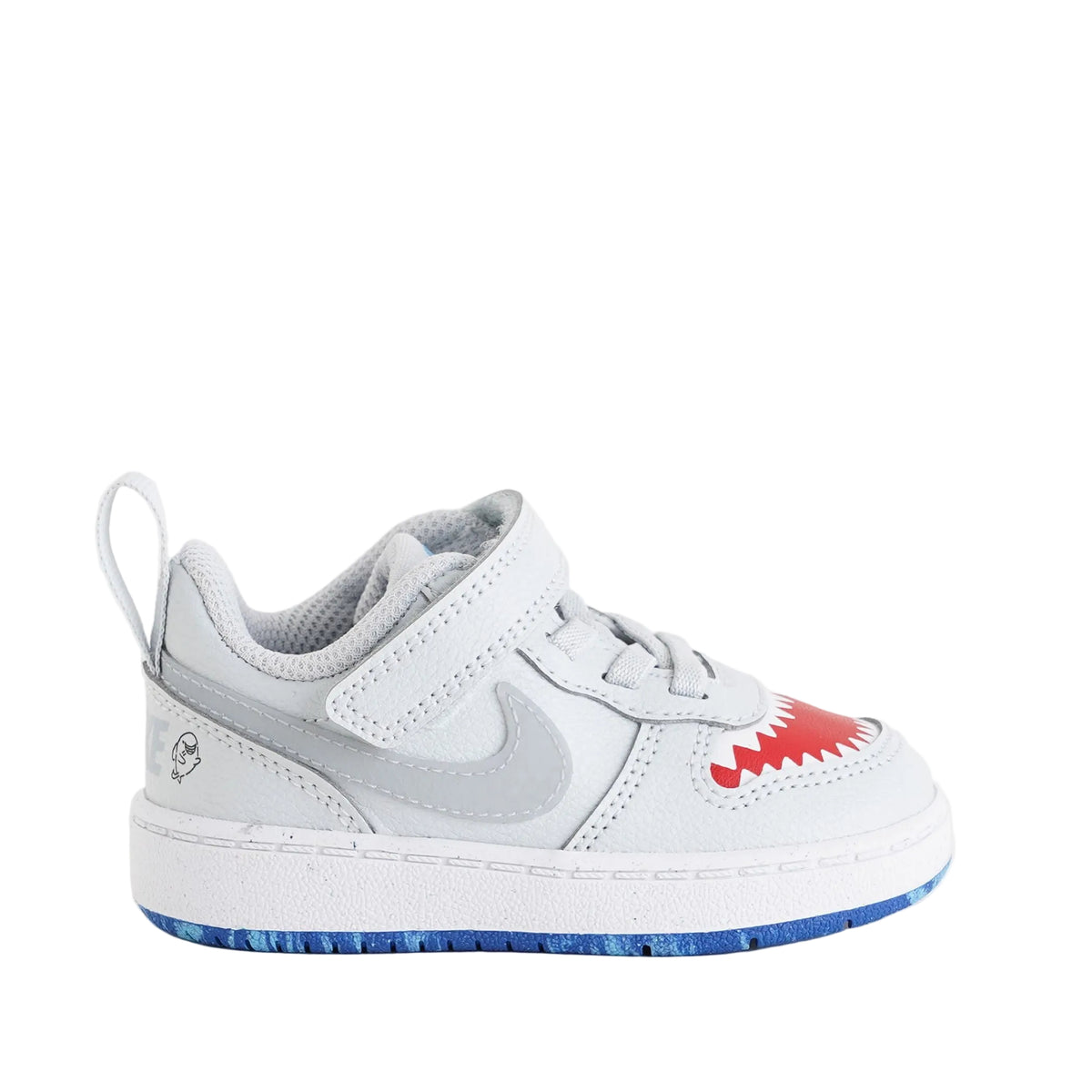 Sneakers Nike Court Boroug Low IO1662-001 Pure Platinum/Wolf Grey-Univ Red-Game Royal-Football Blue