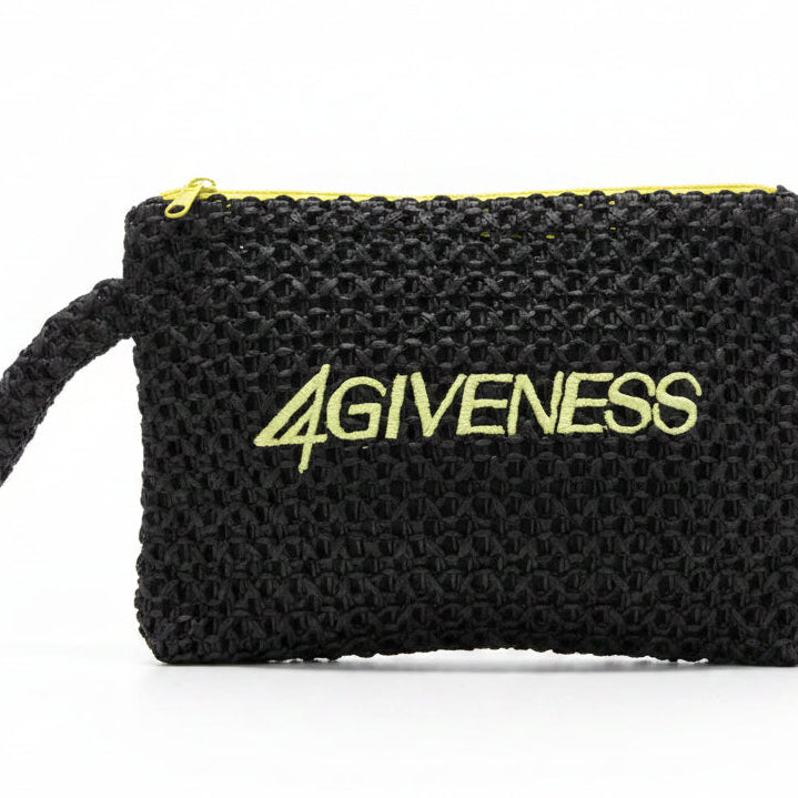 Pochette 4Giveness Ricamo 126WACPO6173 in cartapaglia Donna