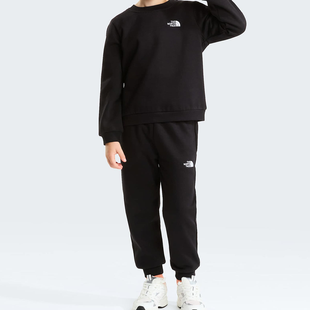 Completo tuta The North Face Set Evolution Simple Dome Crew NF0A8H5CJK3 Nero Unisex bambino