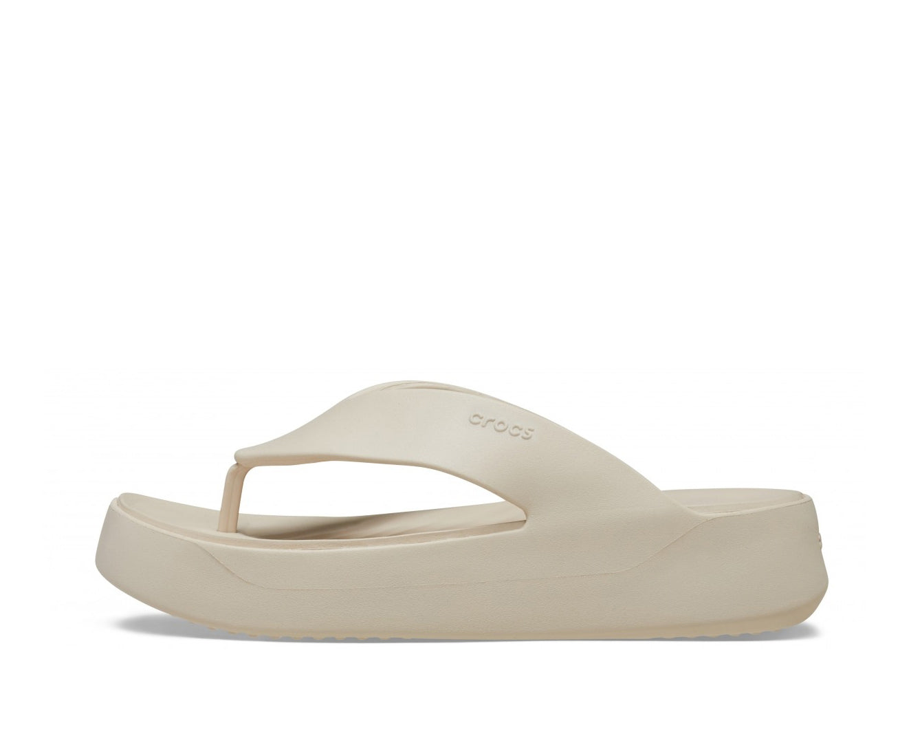 Infradito Crocs Getaway Platform Flip W CR.209410 colore Stucco — CROCS