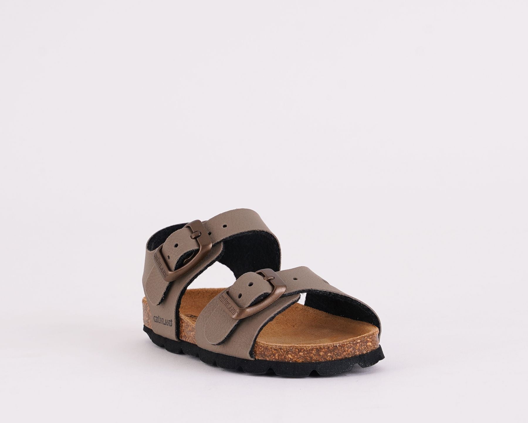 GRUNLAND SB0025 Sandalo Aria Bambino Tortora