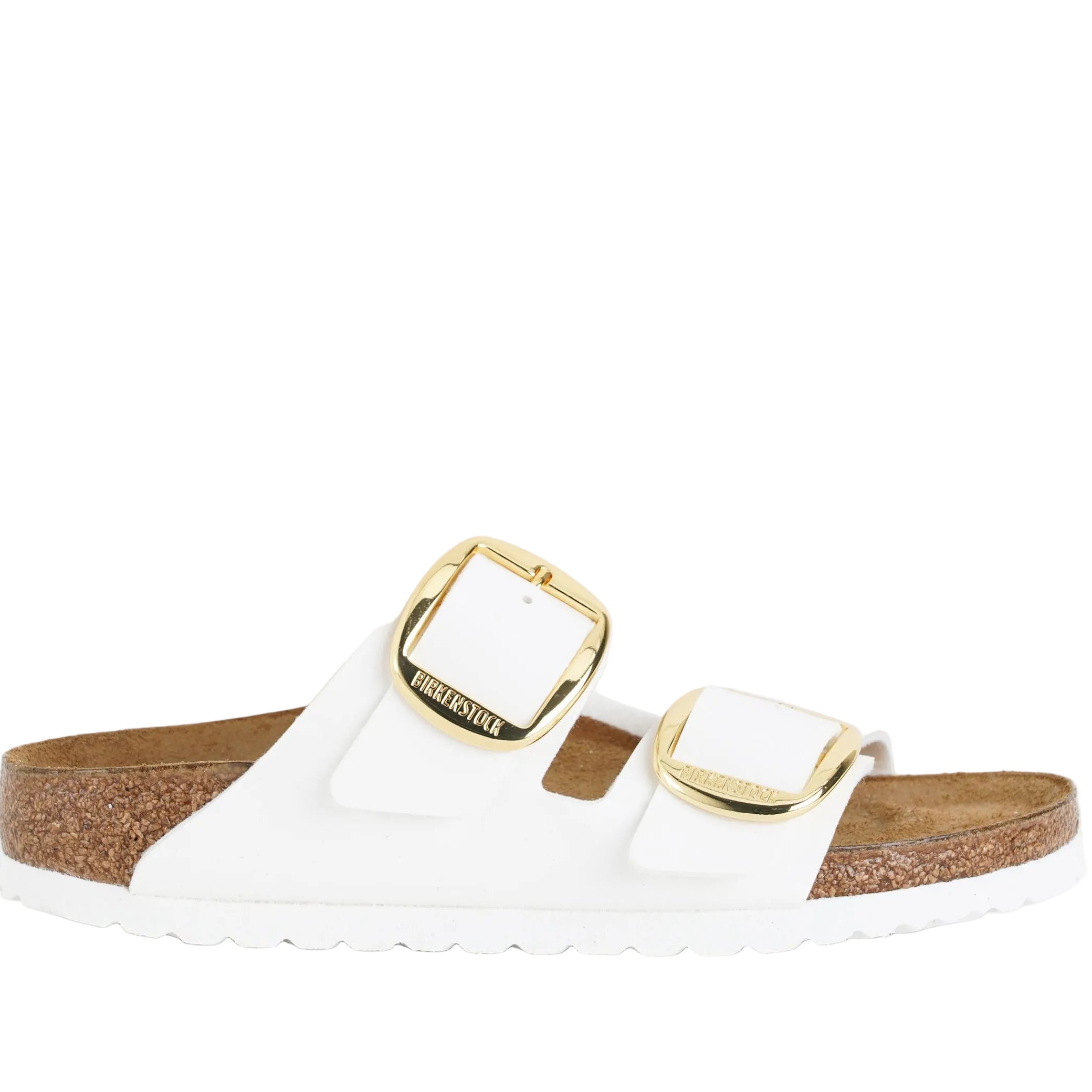 Sandali Birkenstock Big Buckle Birko-Flor 1019818 Bianco Donna