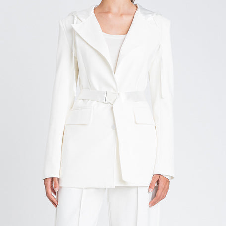 Blazer con cappuccio Twinset 252LI2UAA Donna