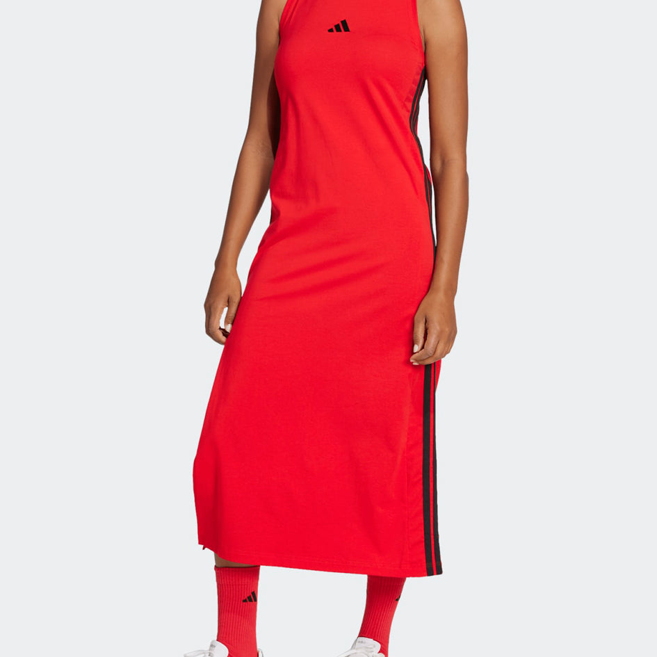 Abito ADIDAS Essentials 3-Stripes Long Racerback JE1206 Pure Ruby Donna