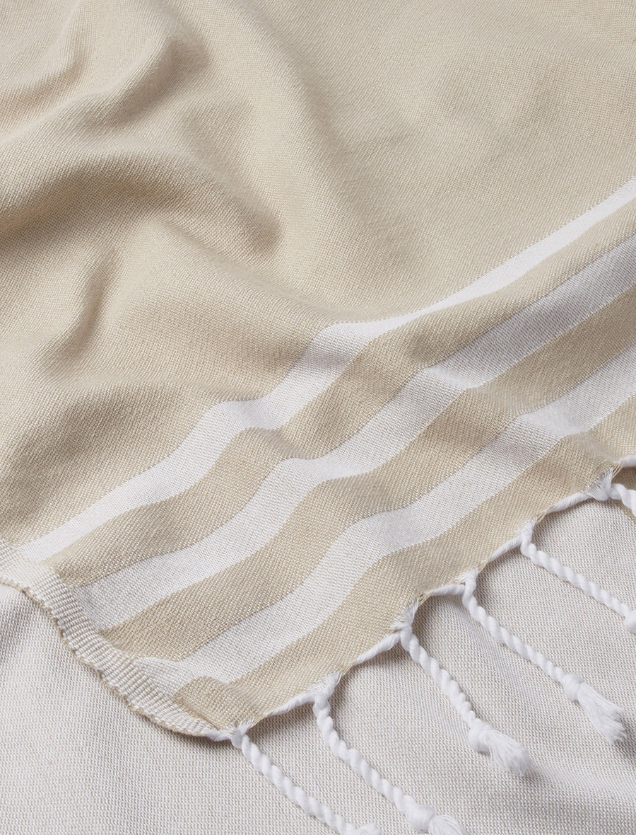Telo mare Fouta Jacquard con logo Sundek AM401ATC1000 Mangrove
