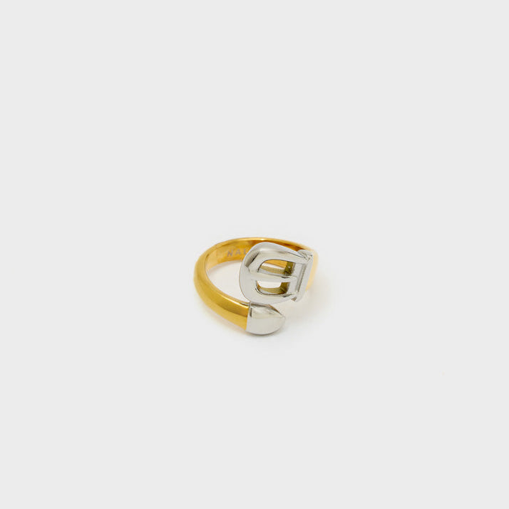 Anello Nalì Belt PWAN0014 Oro/Argento Donna