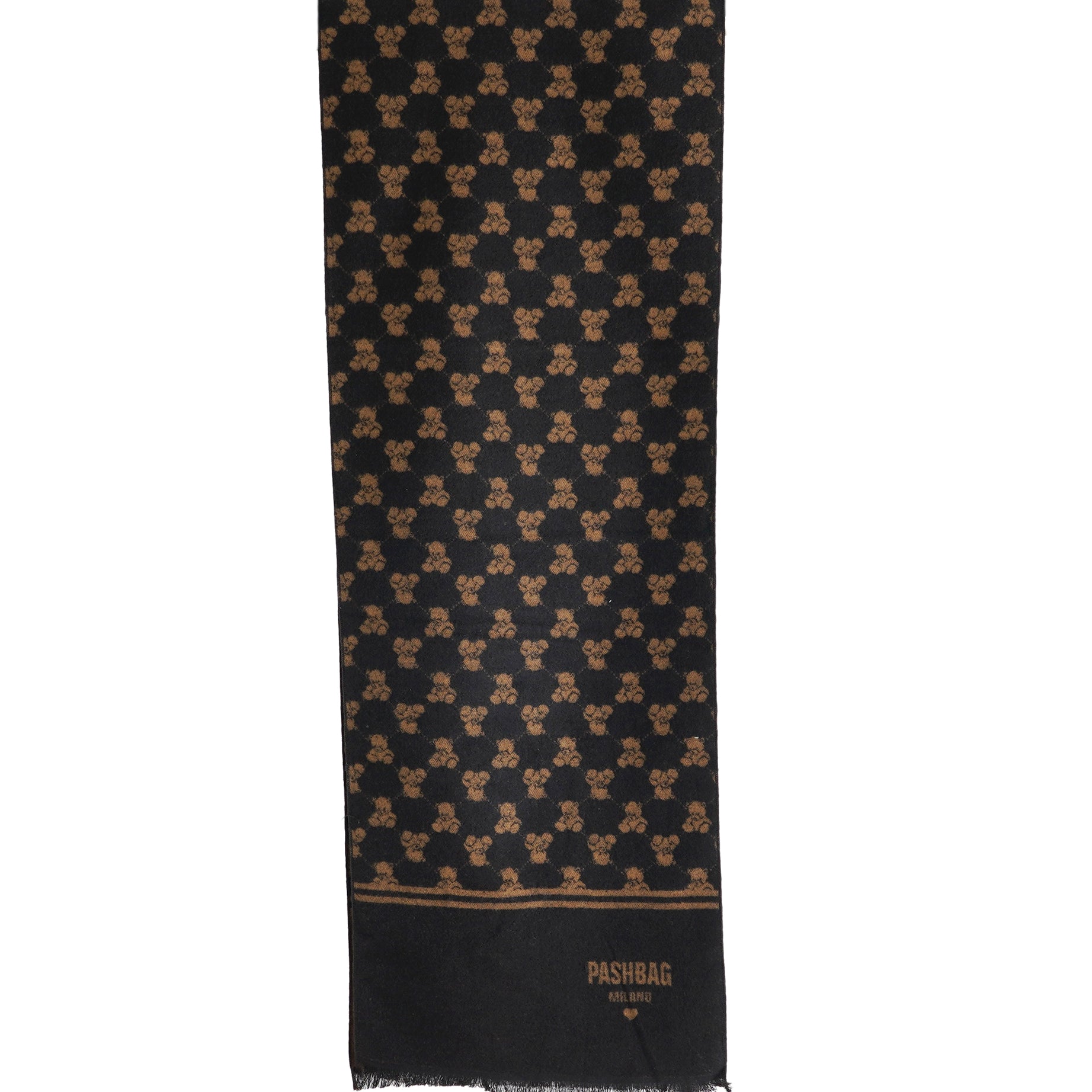 Sciarpa PASHBAG 18440-000-W5S Marrone/Nero Donna