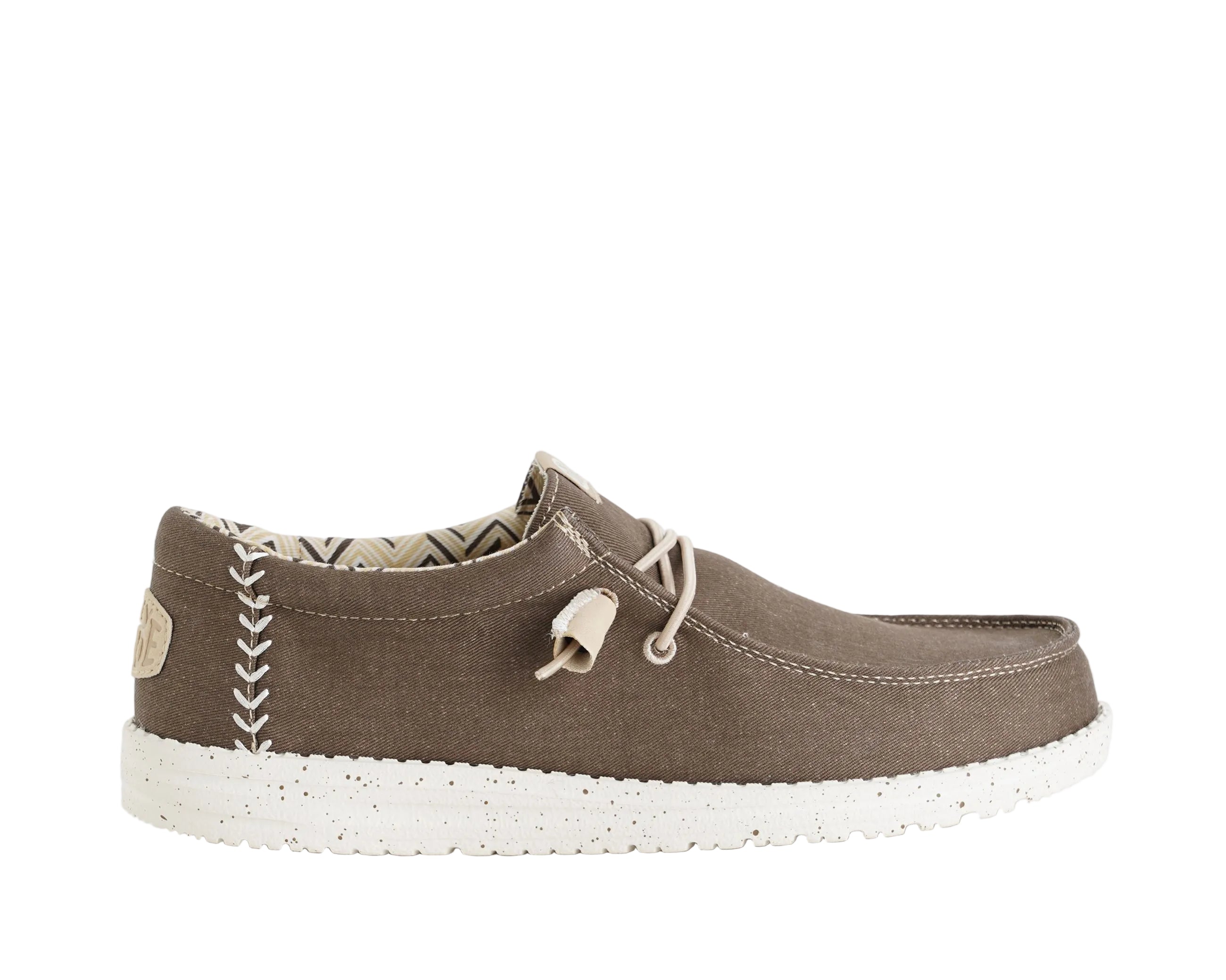 Mocassino Hey Dude Wally Canvas HD.40700 Teak Brown
