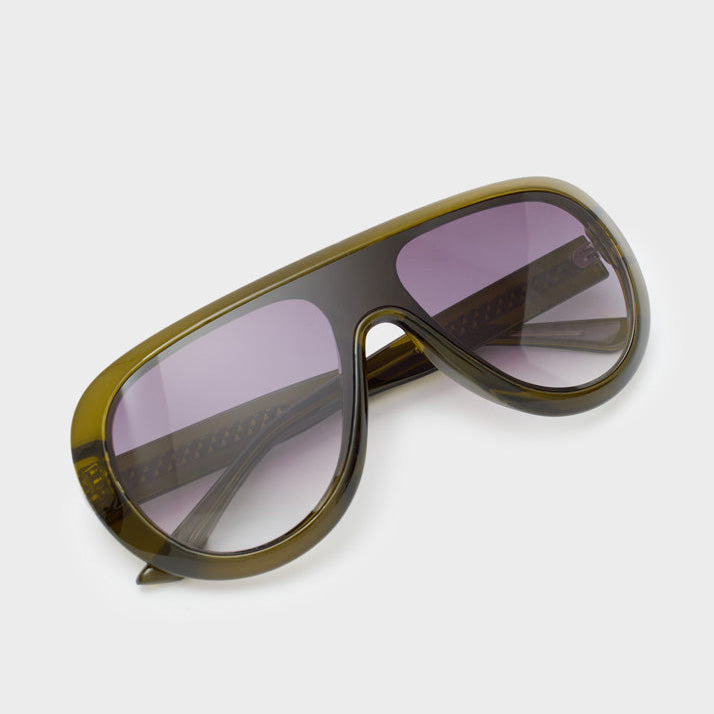 Occhiali da sole Nalì Drop Over TGOC0147 Verde Donna