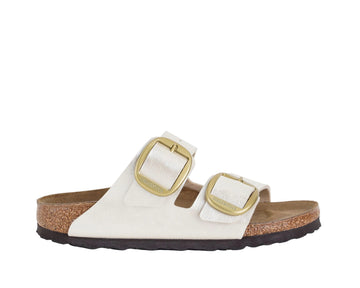 Sandalo Birkenstock Arizona Big Buckle Pearl White Donna 1020021
