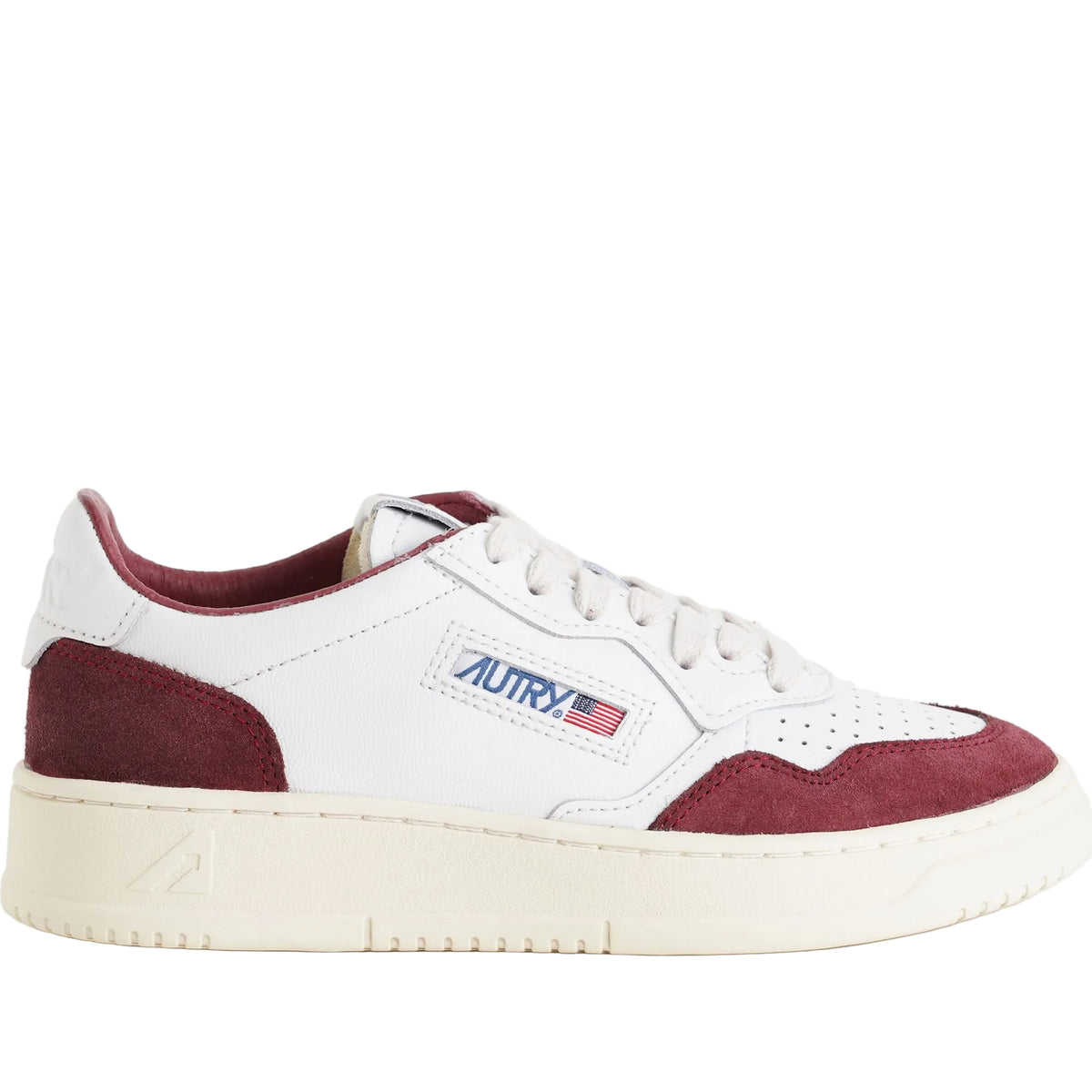 Sneakers Autry AULW FT20 Bianco/Borgogna