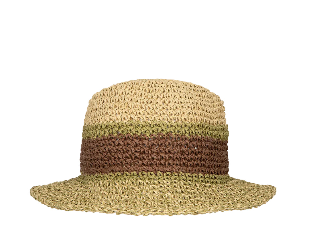 Cappello in carta paglia beige Me Fui SW0220-BG donna