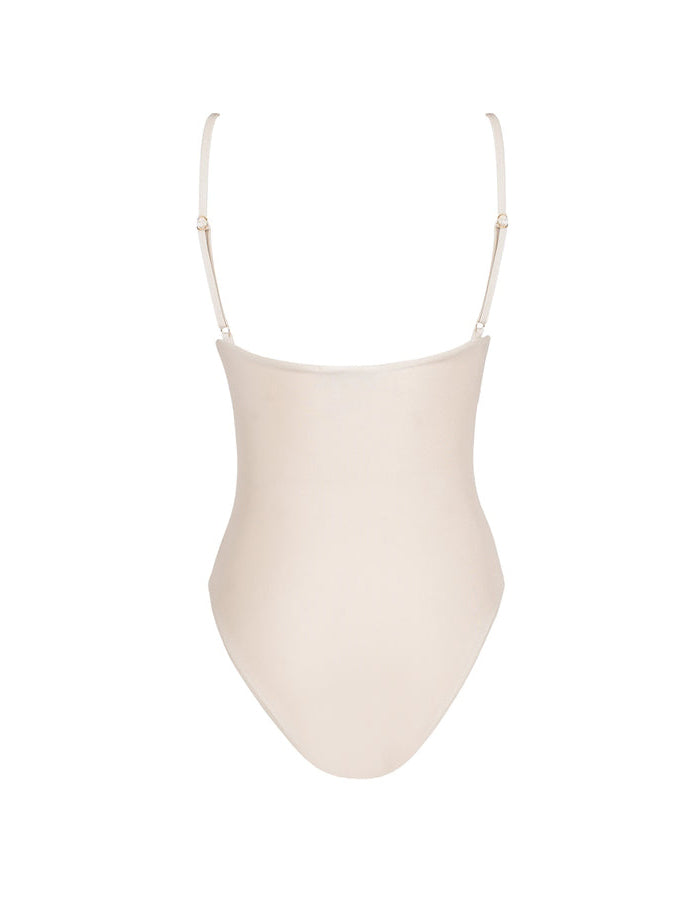 MERMAID ISABEL BEACHWEAR Almond/Black