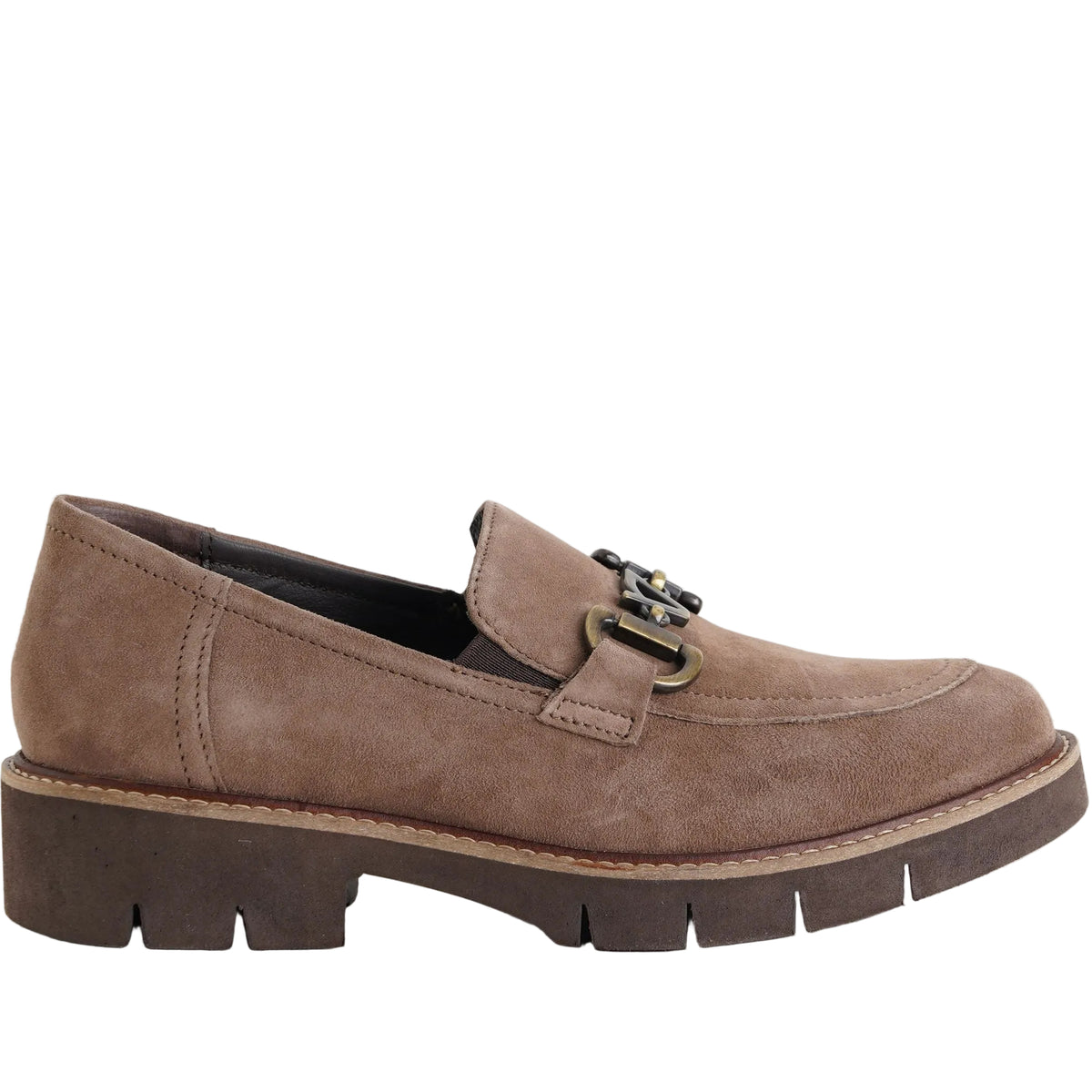Mocassino Valleverde 17181 Taupe Donna