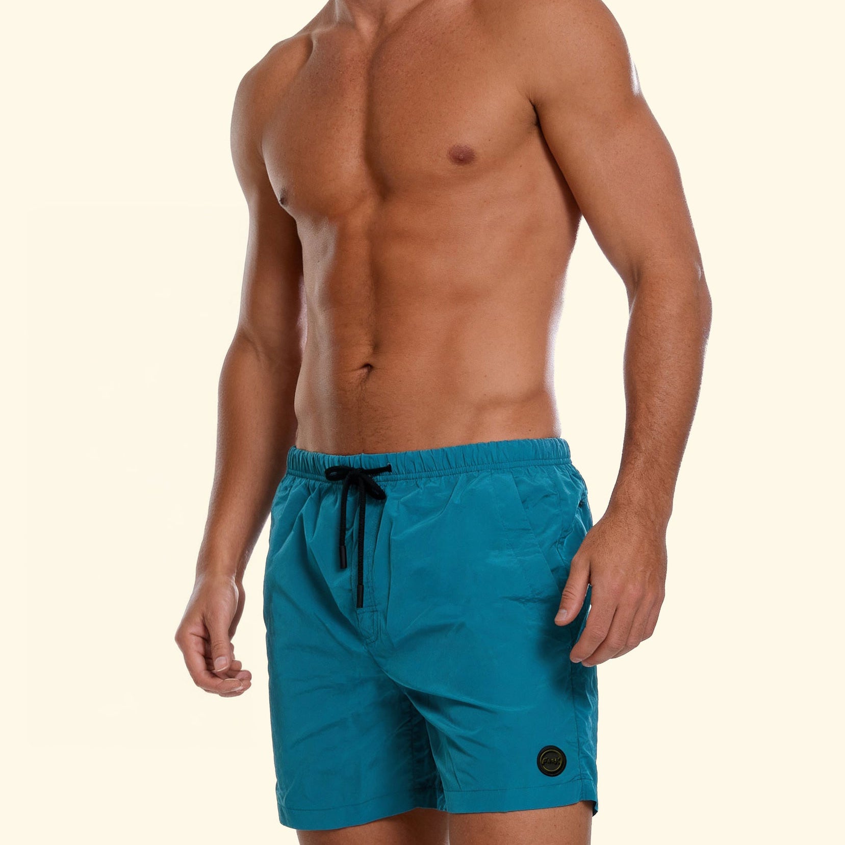 Pantaloncini da bagno F*K FK26-SM5007PT Petrolio Uomo