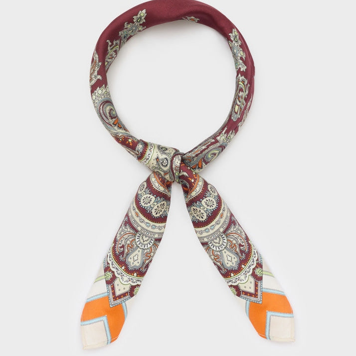 Foulard Nalì KESC0019 Burgundy Mix Donna