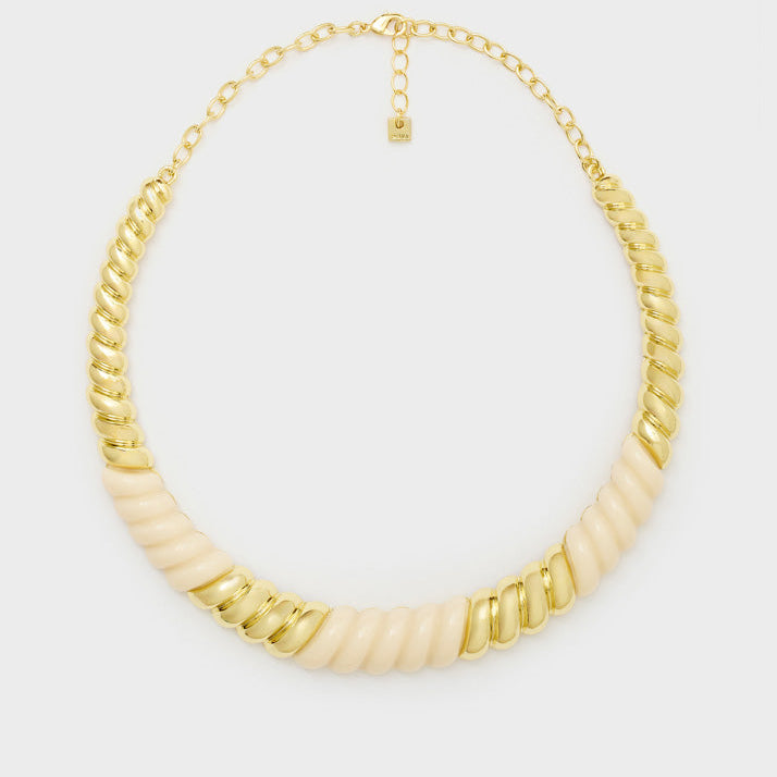 Collana rigida Nalì Sand VSCL0003 Off white/Oro