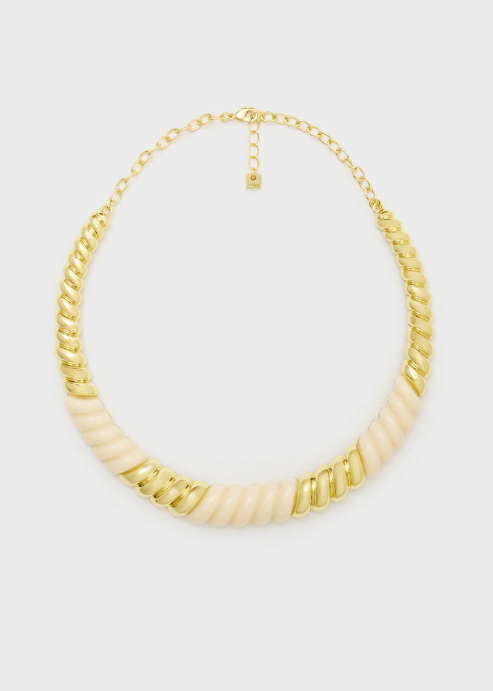 Collana rigida Nalì Sand VSCL0003 Off white/Oro
