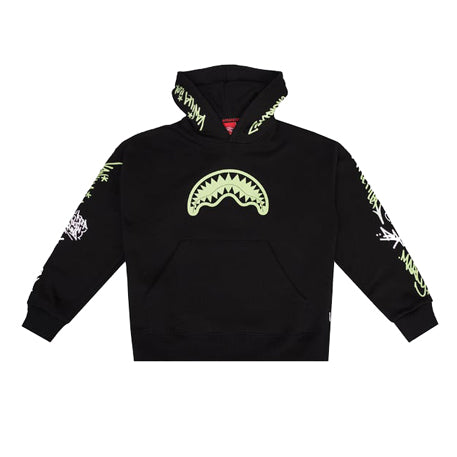 Felpa SPRAYGROUND Glow In The Dark Hoodie SPY1375G Nero Bambino