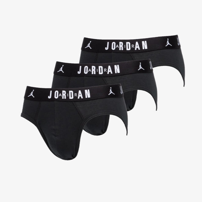 Jordan Flight Cotton Brief 3pk JM0743-023 – Set 3 slip uomo unisex in cotone nero
