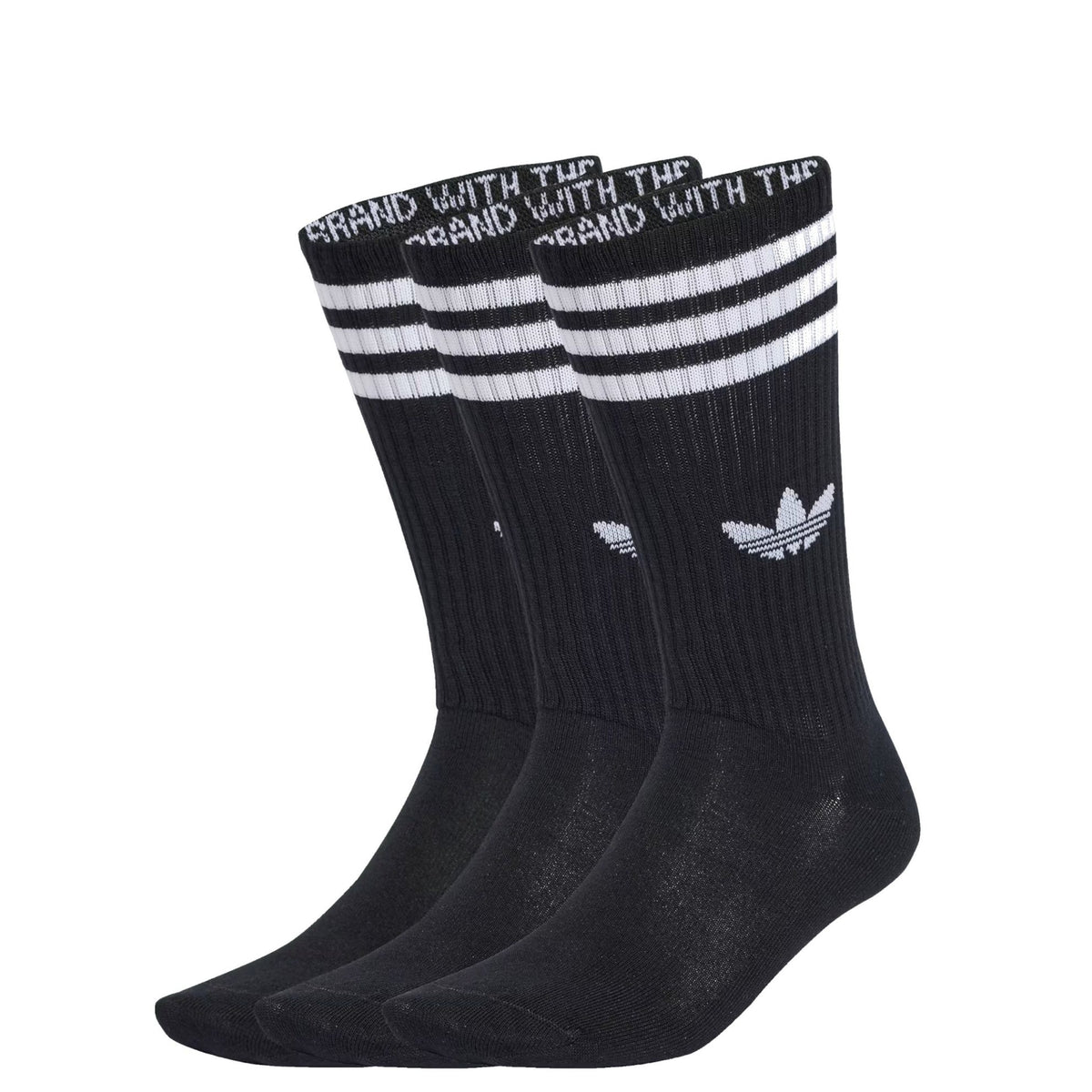 Calzini Adidas 3-Stripes Hihg Crew JV7417 Black/White Unisex Uomo Donna