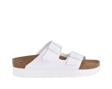 Sandalo Birkenstock Arizona Platform Vegan Donna 1027416 White