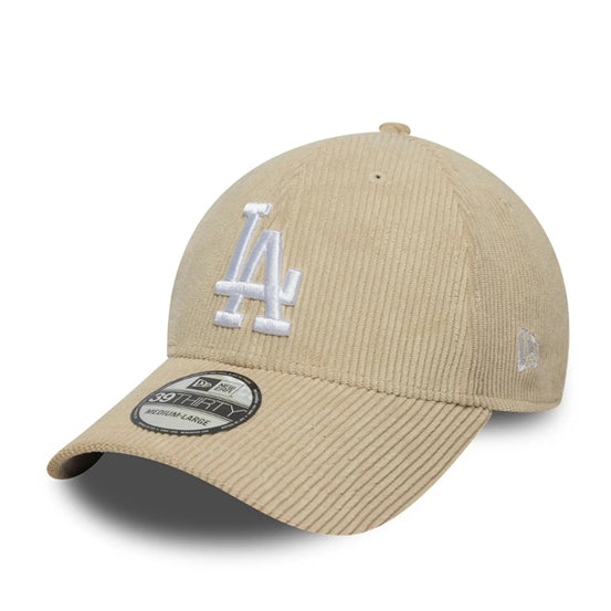 Cappello New Era LA Dodgers Cord Stretch-Fit Light Beige Uomo