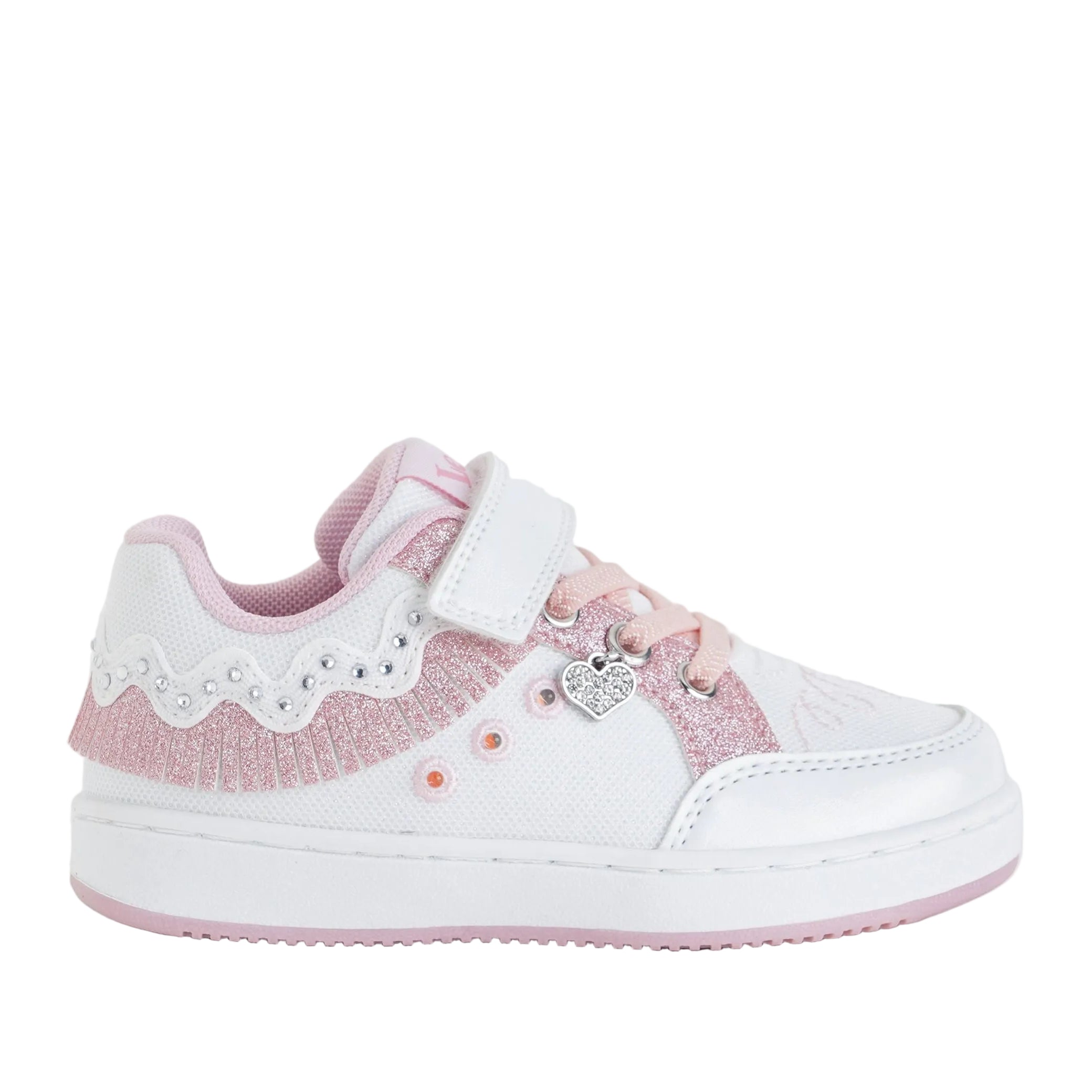 Sneakers Lelli Kelly Frangetta Mix LKAL8056A00 BI01 Bianco Bambina