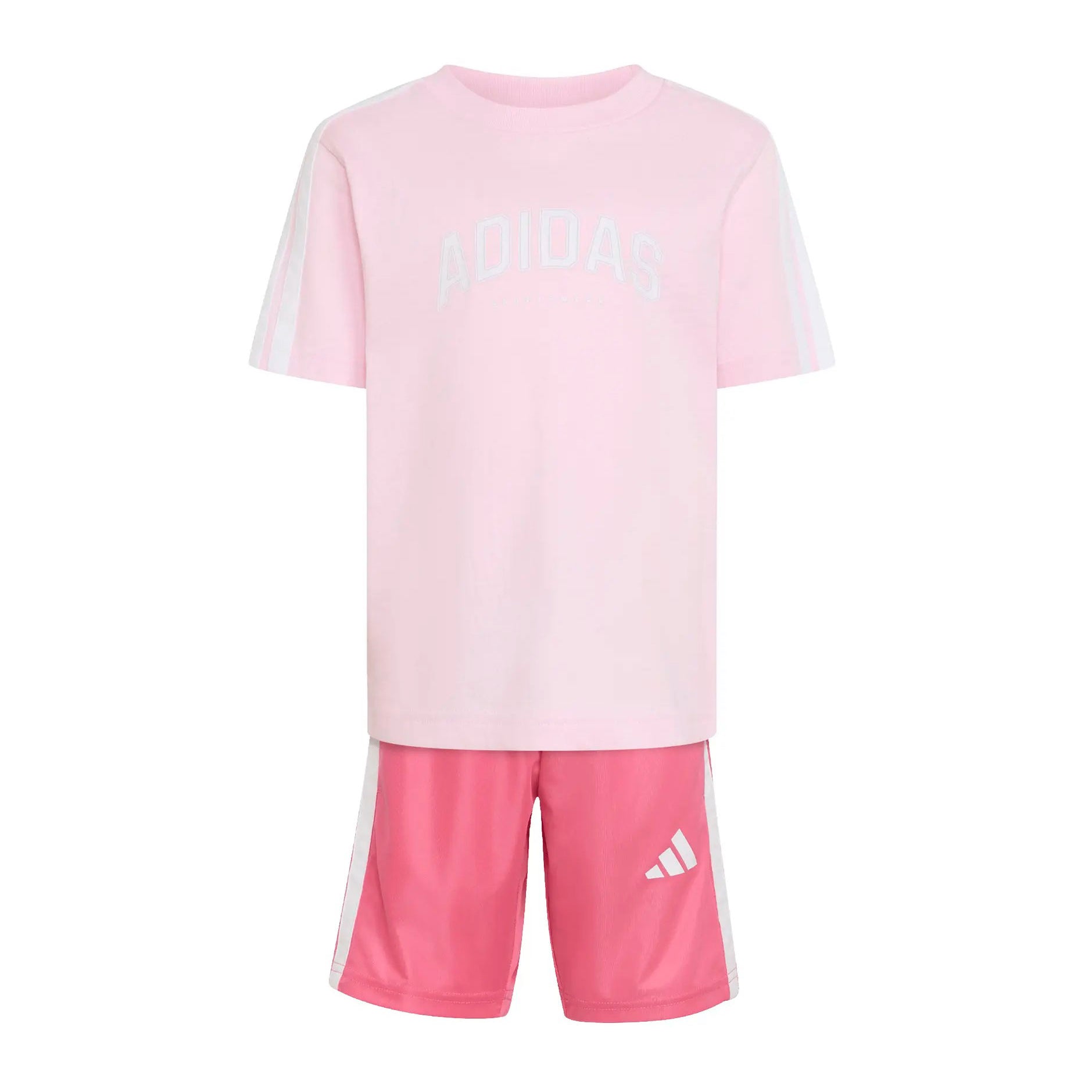 Set T-Shirt e Shorts Adidas College HZ0882 Bambina