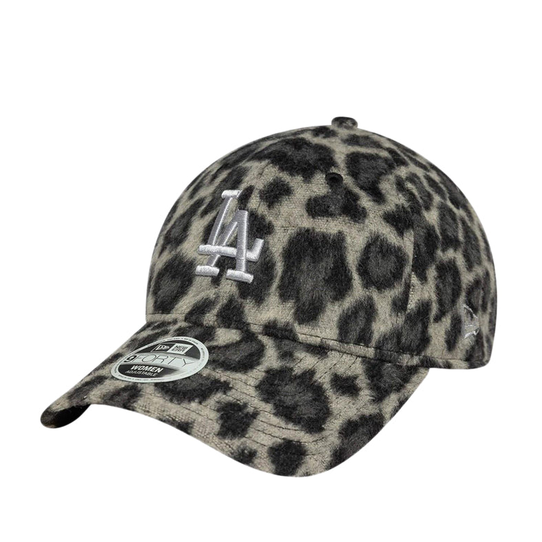 Cappello NEW ERA 9FORTY LA Dodgers MLB Cosy Animal Grey Leopard 60691313 Donna