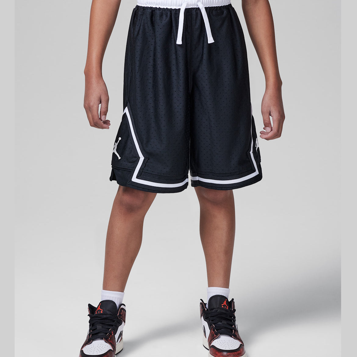 Jordan Dri-FIT Diamond Shorts Black 95D313-023 – Shorts bambino unisex mesh traspirante