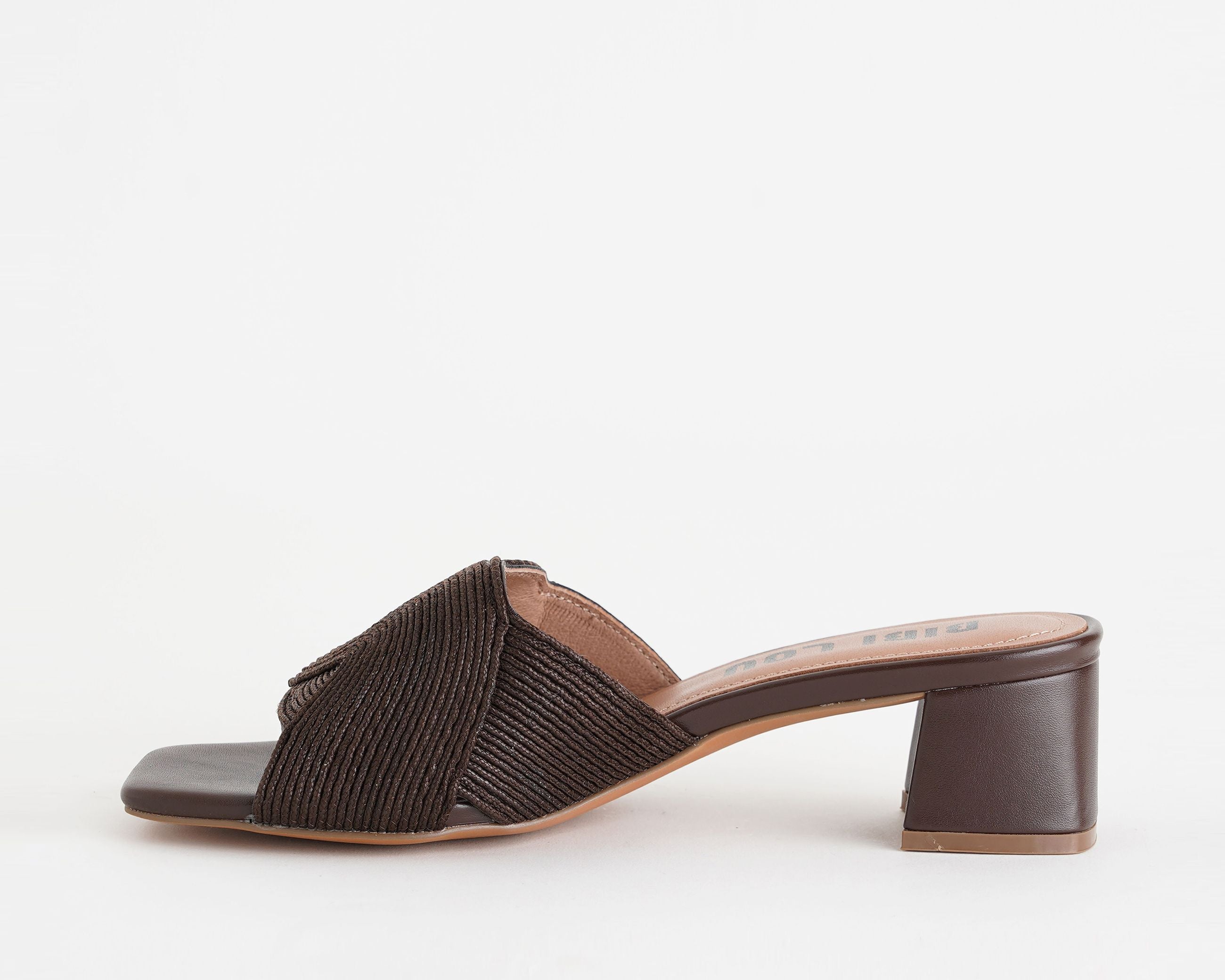 Sandali con tacco Bibi Lou 879Z94HG da donna, tomaia in tessuto e similpelle, tacco 45 mm
