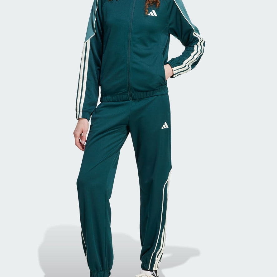 Tuta ADIDAS Stadium 3-Stripes JX0472 Verde Donna