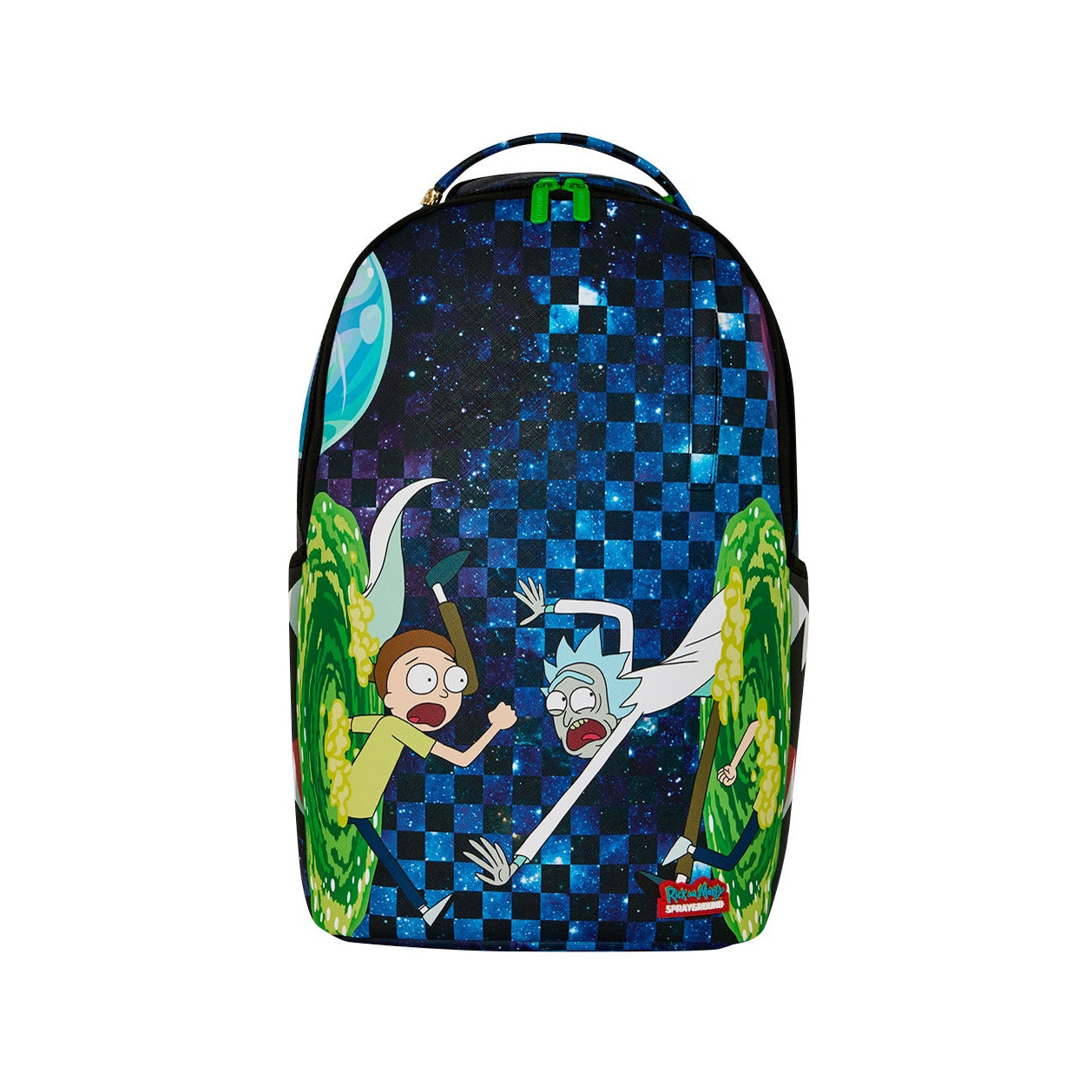 Zaino Sprayground Rick And Morty Portal Jumping Backpack 910B9082NS Unisex Uomo Donna