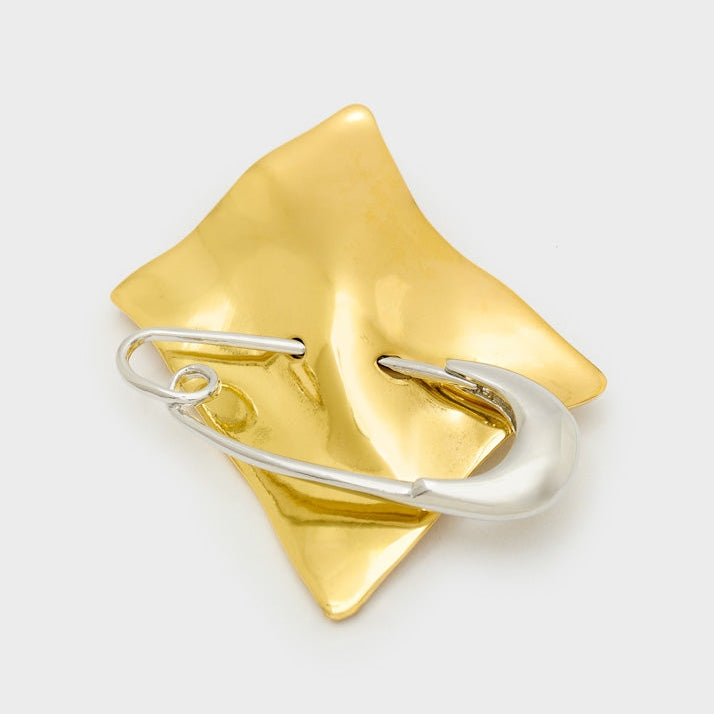 Spilla Nalì Drappo+Pin EMSP0003 Oro/Argento Donna
