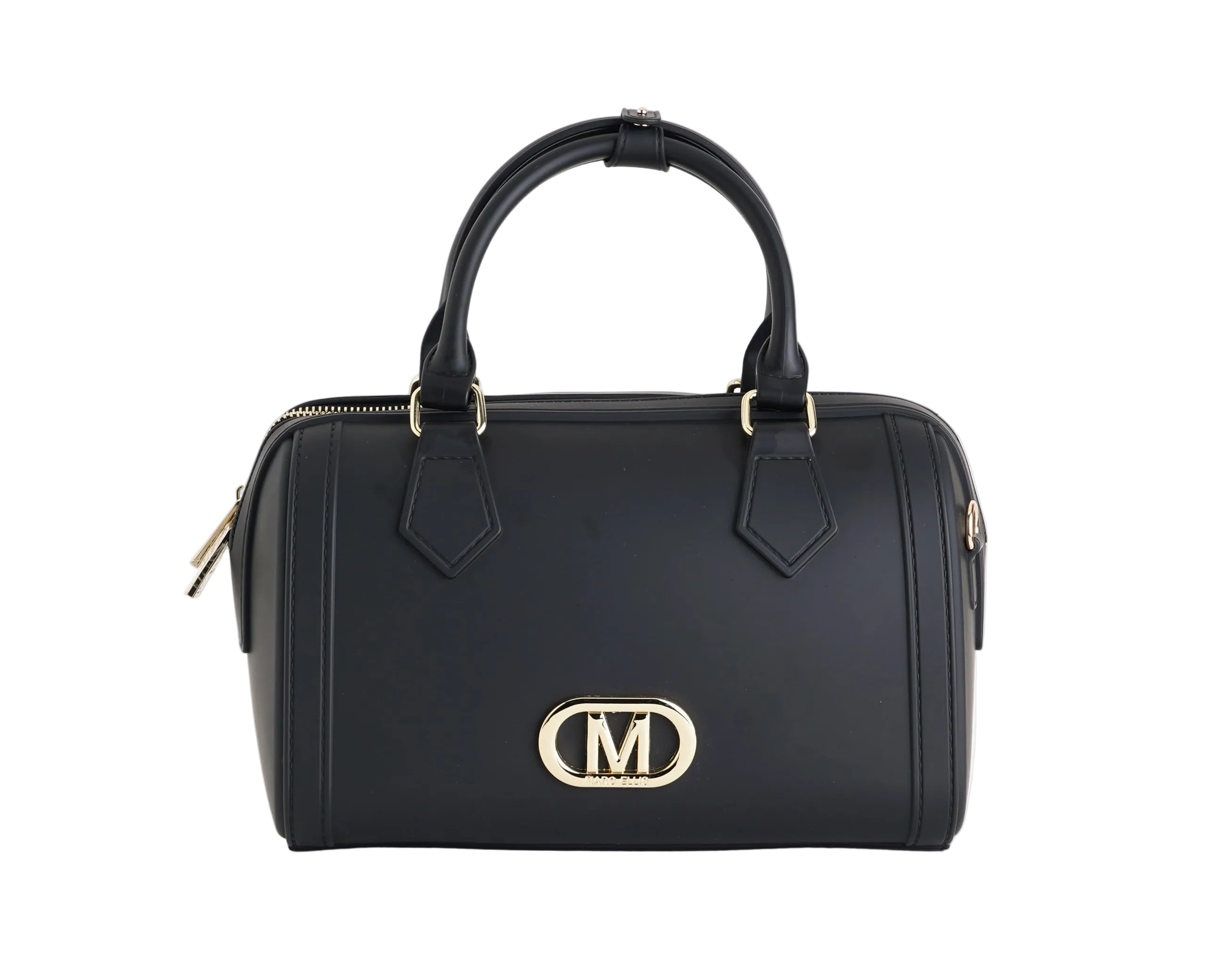 Borsa a bauletto Marc Ellis Flat Estrella L Donna Black Light Gold - Vista frontale