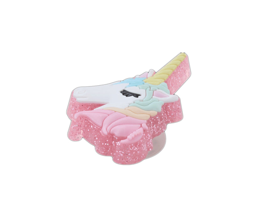 Jibbitz Crocs Glitter Unicorn CR.5808 JIB multicolore glitter - Charm unicorno accessori scarpe Crocs unisex