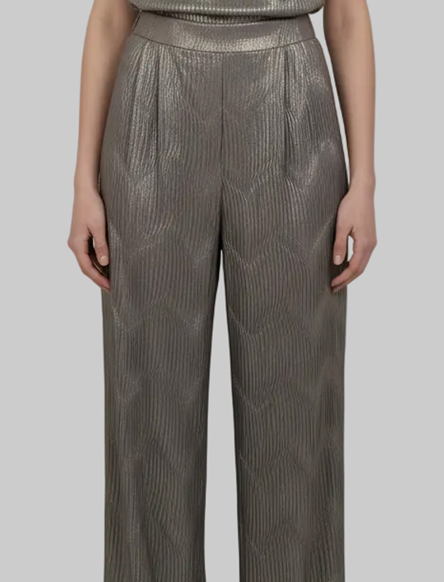 Pantaloni eleganti Anonyme P16ST209 Pearl