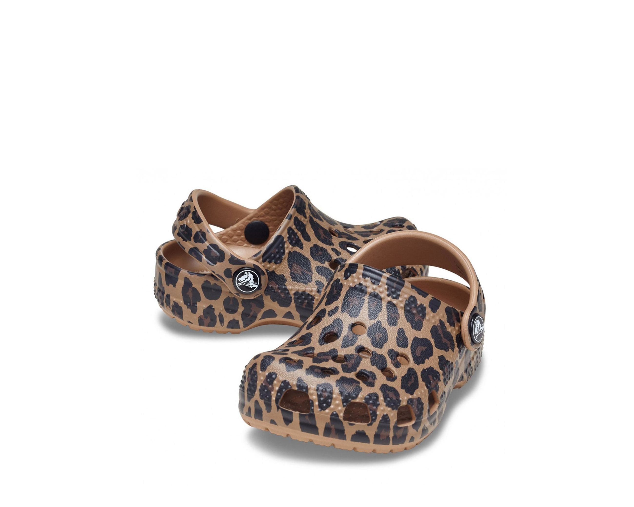 CROCS Littles Animal Clog CR.212517 Sepia Leopard
