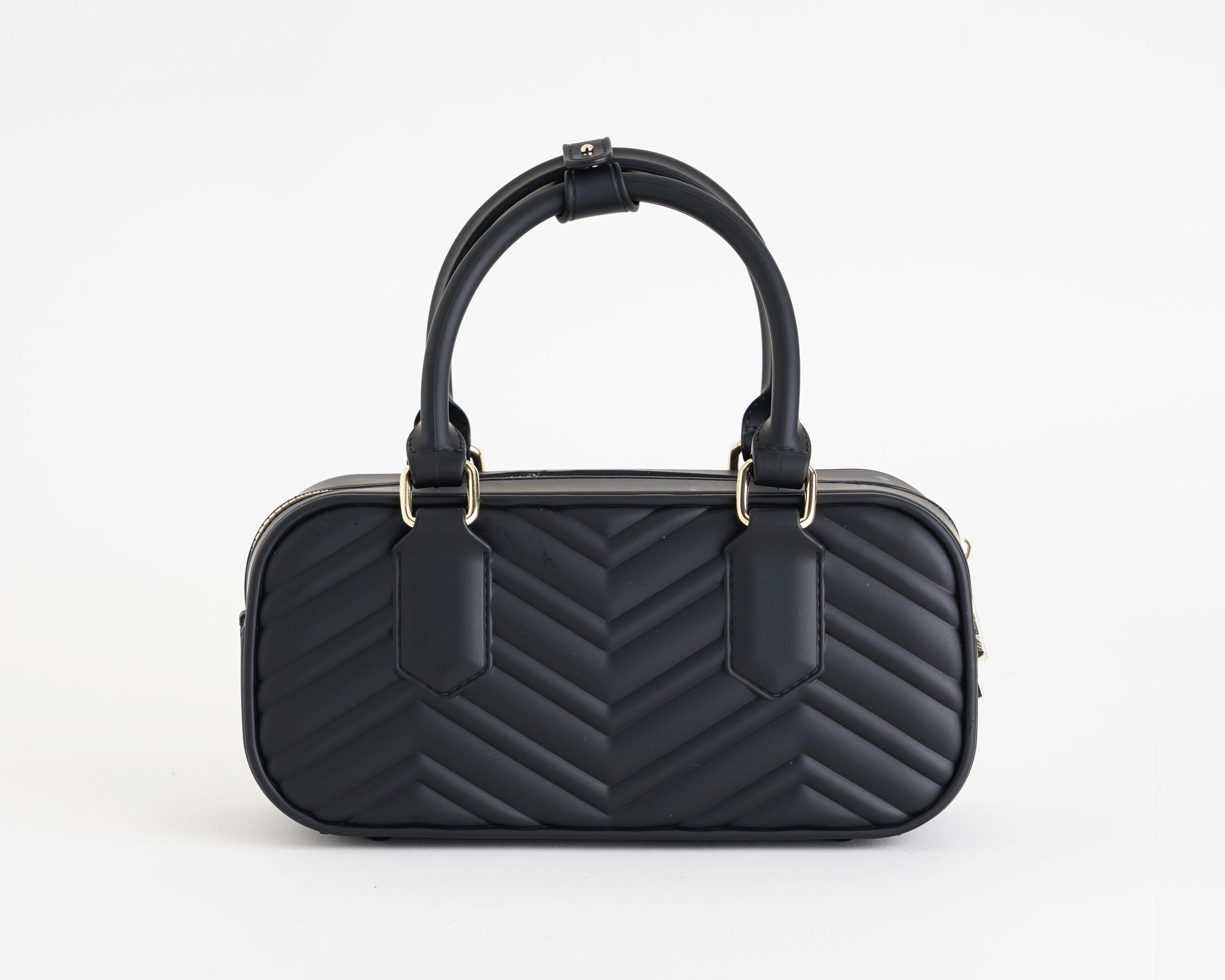 Borsa a mano Marc Ellis Flat Soho 26 Donna Black Light Gold - Vista posteriore