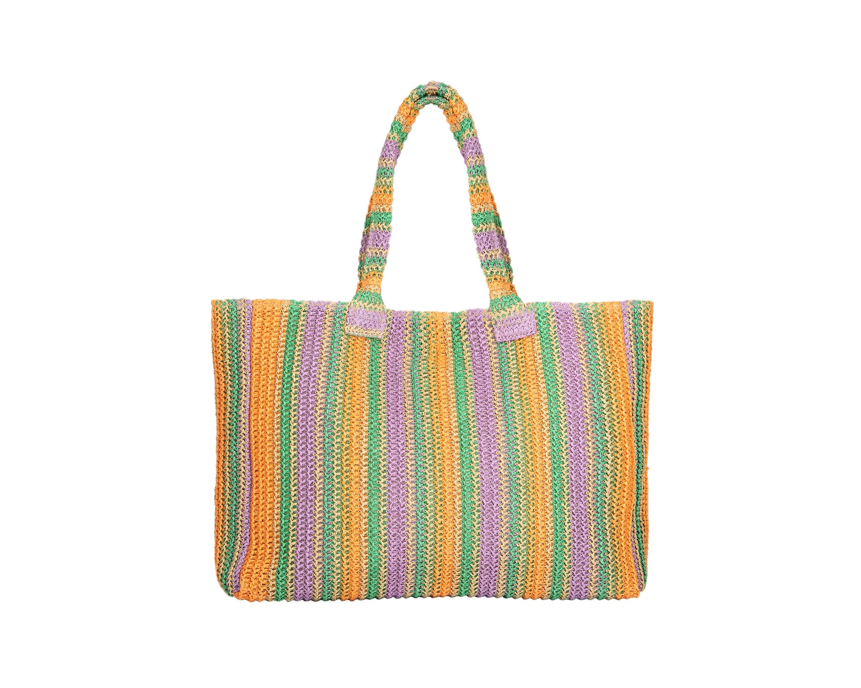 Maxi Bag Me Fui SW0085-OR in rafia Arancione Donna