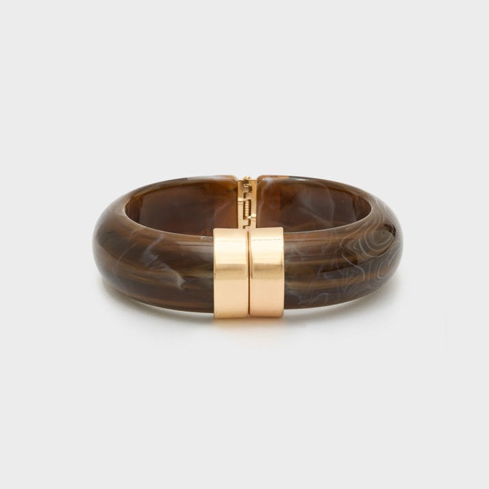 Bracciale Nalì Mochi in resina EMBR0461 Marrone Donna