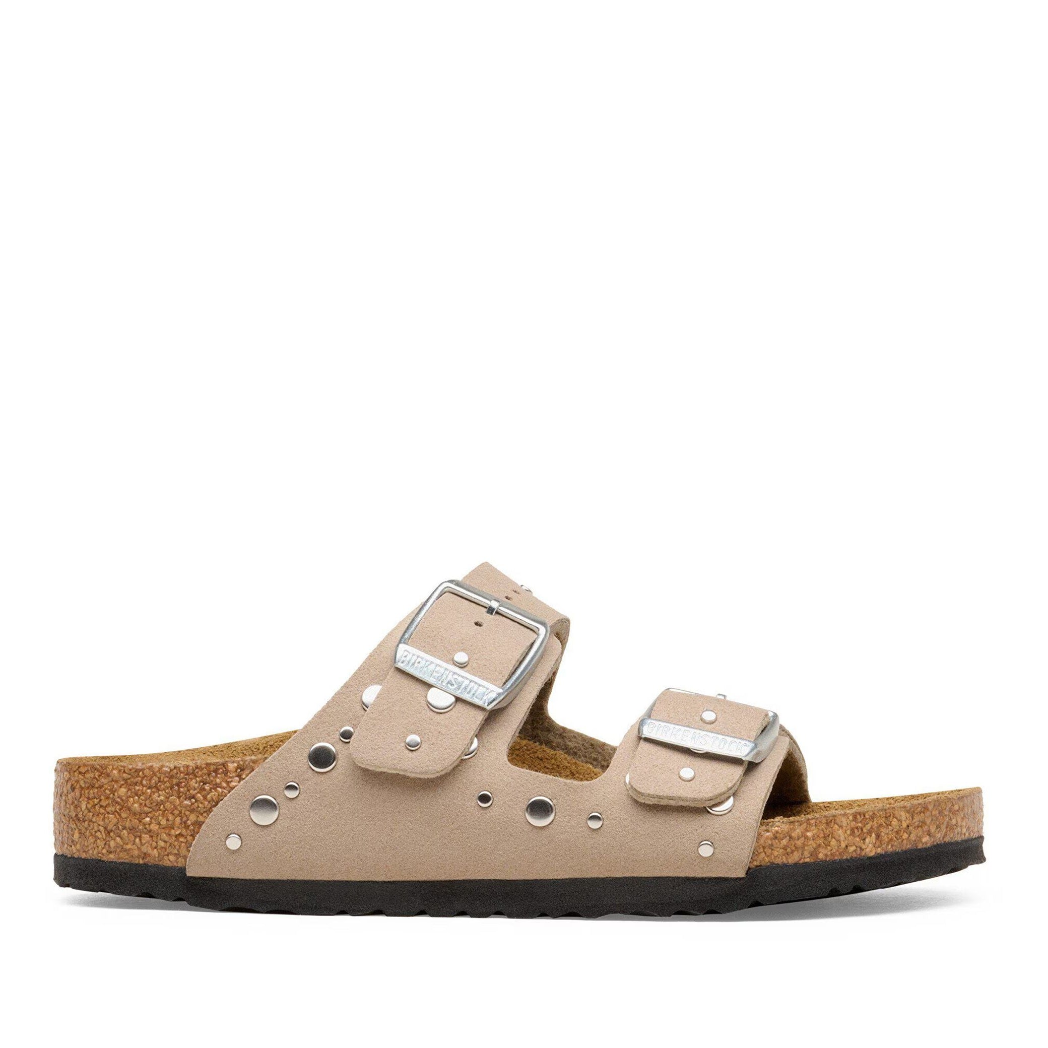 Sandalo Birkenstock Arizona Rivet Border Kids 1031708 Gray Taupe