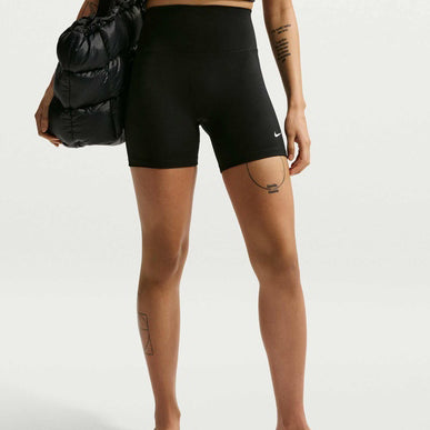 Pantaloncini da ciclista Nike One IO0809-010 donna colore Black/(White)