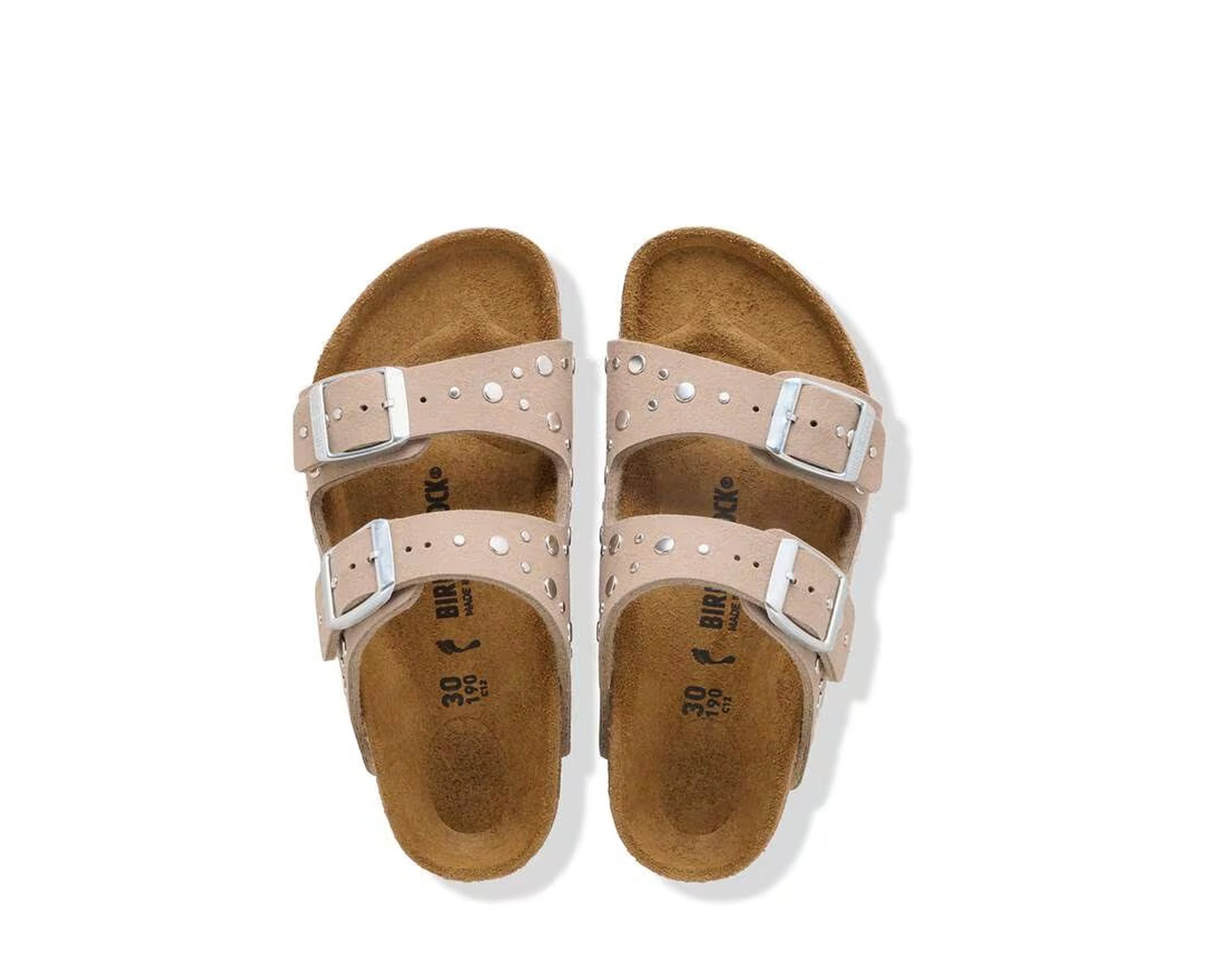 Sandalo Birkenstock Arizona Rivet Border Kids 1031708 Gray Taupe