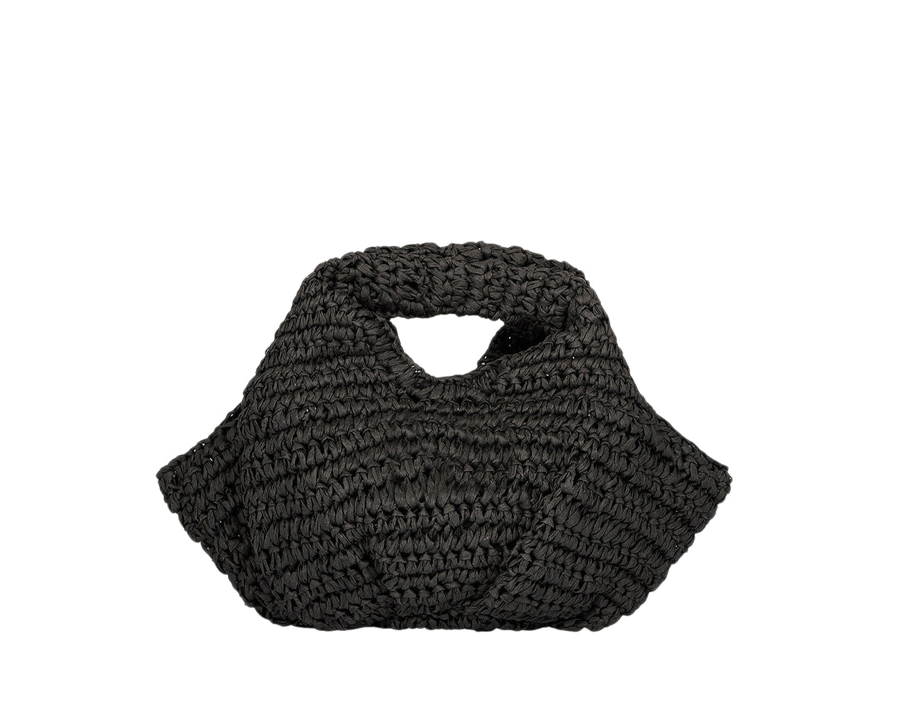 Mini Bag Me Fui SW0065BK in rafia Nero Donna